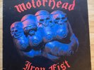 Motorhead - Iron Fist LP (1982, BRNA 539) UK first press EX/VG