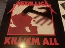 METALLICA - KILL EM ALL - RARE VINYL LP, MFN7, 1986 REPRESS, THRASH METAL, VG+
