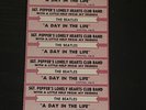 The Beatles Jukebox Title Strips SGT PEPPER’S LONELY HEARTS CLUB BAND