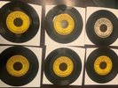 6 Diff VG+ Sun Record 45s: Johnny Cash, Carl Perkins, Jerry Lee Lewis incl Promo