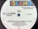 U2 (Pride) In The Name Of Love US PROMO 12