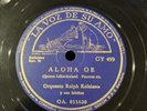 E+ Hawaiian 78 RPM Ralph Kolsiana Waikiki Swingsters Steel Guitar Solos Spanish