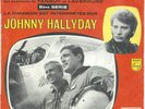 BO film JOHNNY HALLYDAY les chevaliers du ciel PHILIPS 45 label papier COLOMBET