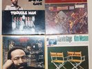 MARVIN GAYE 4 LP LOT, VINYL TROUBLE MAN, I WANT YOU, MIDNIGHT LOVE,& KIM WESTON