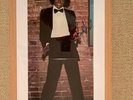 Michael Jackson signed Off the Wall LP cover