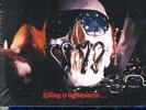 MEGADETH - KILLING IS MY BUSINESS AND BUSINESS IS GOOD RARE UK BLUE SPLATTER LP