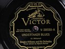Douglas Williams & His Orch. VICTOR 38550 E+ Undertaker Blues PRE WAR JAZZ 78