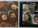 DEUX 33 TOURS LP THE BEATLES        RUBBER SOUL    et     LET IT BE