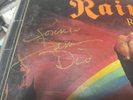 Rainbow  rainbow rising signed by Dio Gold Marker UK Press Geniune item