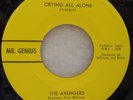 NORTHERN SOUL GARAGE THE AVENGERS CRYING ALL ALONE NO WONDER  MR. GENIUS MINT-