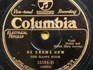 THE HAPPY FOUR / COPPERHILL MALE QUARTET 1926 prewar country gospel 78 rpm