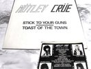 RARE Motley Crue Stick To Your Guns FIRST PRESS Original  Leather Records '81 NM