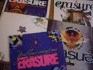 ERASURE 5 X 12  SINGLES YOU SURROUND ME / WHO NEEDS LOVE/ CHORUS / SOMETIMES + 1