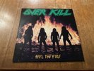 OVERKILL Feel The Fire LP Vinyl 1985 German 1s Press RARE