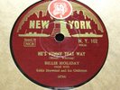 BILLIE HOLIDAY He's Funny That Way / How Am I To Know NEW YORK 102 (104)