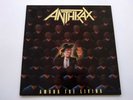 ANTHRAX : AMONG THE LIVING - 1986 Island UK Vinyl Album A-2J / B-1U ILPS 9865