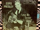 Elvis Presley Love Me Tender Picture Sleeve ONLY 45 RARE Original RCA GREEN