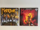 2x LP MANOWAR Fighting The World Kings Of Metal Blue + Splatter Vinyl NEU blau