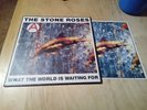 The Stone Roses What The World Is Waiting For / Fools Gold  12” vinyl Inc Print