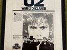 U2-WAR IS DECLARED-2 LP SOURCE RADIO SHOW RARE 1983