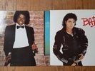 2 X CLASSIC MICHAEL JACKSON VINYL ALBUMS - OFF THE WALL & BAD- ORIGINAL UK VINYL