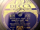 KEN SNAKEHIPS JOHNSON Exactly Like You BLACK BRITISH SWING BAND 1938 UK Decca 78