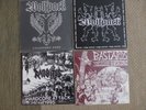 4x LP D-Beat Crust Hardcore-punk Wolfpack, Bastards, Rajoitus