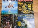 Iron Maiden vinyl 12” record . Seventh Son, Life After Death,  Piece of Mind