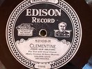 Edison 52109 California Ramblers CLEMENTINE 78 rpm jazz E+  1927