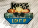 KISS, “LICK IT UP” UK. TANK SHAPED VINYL PICTURE DISC EP. VERY RARE NOW