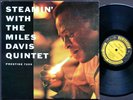 MILES DAVIS Steamin' LP PRESTIGE PRLP 7200 NJ DG MONO John Coltrane Red Garland
