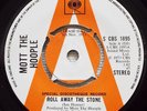 Mott The Hoople - Roll Away The Stone - 1973 S CBS 1895 Single Sided Demo 7