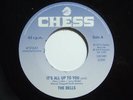 The Dells - It's All Up To You / Wear It On Our Face - Used Vinyl Rec - X7208A