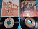 BEE GEES autograph BARRY & ROBIN GIBB vinyl 7' TRAGEDY signed live concert tour