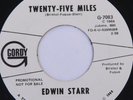 Edwin Starr 45 rpm Twenty Five Miles & Love is My Destination 1969 Soul Gordy