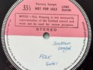 MATTHEWS SOUTHERN COMFORT Second Spring TEST PRESS LP UK1970 Fairport Convention