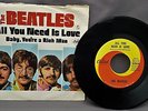 1960's THE BEATLES BABY YOU'RE A RICH MAN/ALL YOU NEED IS LOVE 45rpm RECORD & DJ