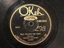 JAZZ WILTON CRAWLEY Tall Tillie's Too Tight /Shadow Of The Blues OKEH 8619 V+V++