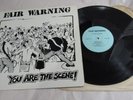 1985 Fair Warning You Are The Scene LP Montreal Punk Band Fair1-12 Record Album