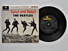 THE BEATLES  TWIST AND SHOUT UK PRESSED 4 SONG EP & PICTURE SLEEVE YLW/BLK LABEL