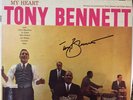 Autographed Tony Bennett-The Beat Of My Heart (Record, CL 1079)