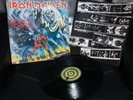 IRON MAIDEN THE NUMBER OF THE BEAST ORIGINAL UK 1ST PRESS LP EMI EMC 3400  VG+
