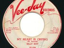 BILLY BOY - My Heart Is Crying / Kissing At..  - VEE JAY - Blues R&B WLP 45