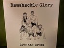 Ramshackle Glory  Live the Dream LP Vinyl Record 2012 OG Lyric Sheet Rare  EX