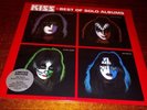 KISS BEST OF SOLO LP RE-RELEASE BLACK & WHITE SWIRL NEAR MINT BUMP ON CORNER NEW