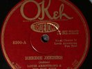 Louis Armstrong & His Hot Five OKEH 8300 V+ 
