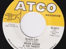 BRIAN AUGER Black Cat MONSTER mod dancer M- 45 JULIE DRISCOLL garage psych HEAR