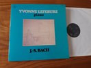 BACH / Yvonne LEFEBURE piano  LP FY 065  STEREO / DUFY Cover  NMINT