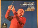 REINER / BEETHOVEN SYM 5   RCA LSC 2343 LIVING STEREO AUDIOPHILE LP EX