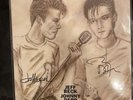Jeff Beck Johnny Depp 18 BOTH Signed Autographed Gold Vinyl LP